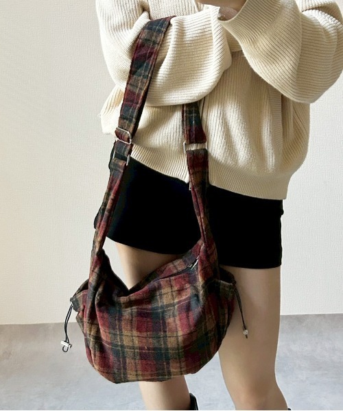 Port（ポート） ショルダーバッグ バッグ 「 」 レトロ チェック