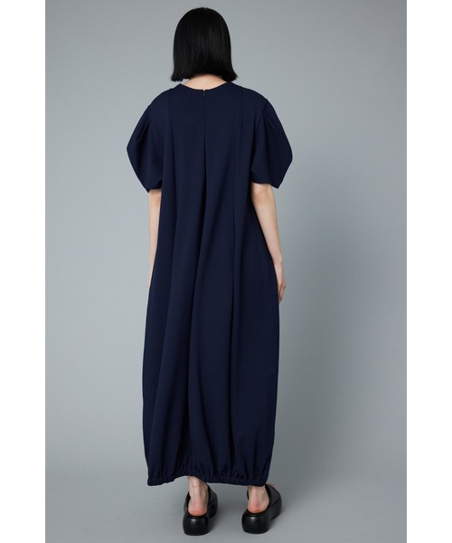 「HeRIN.CYE」 半袖ワンピース FREE ネイビー レディースの画像