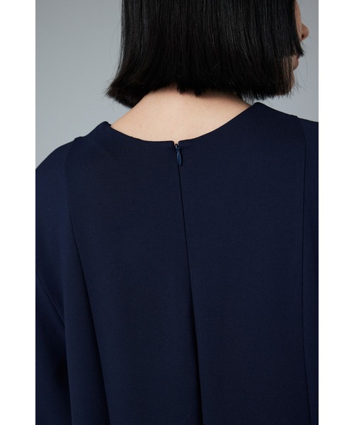 「HeRIN.CYE」 半袖ワンピース FREE ネイビー レディースの画像