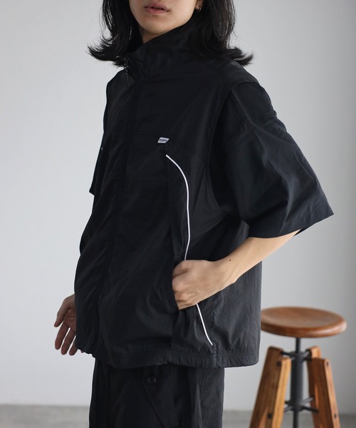 「CREARE -LINO-」 ベスト L ブラック メンズ_画像2