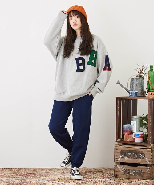 「CUBE SUGAR」 スウェットカットソー M ブラック レディース_画像3