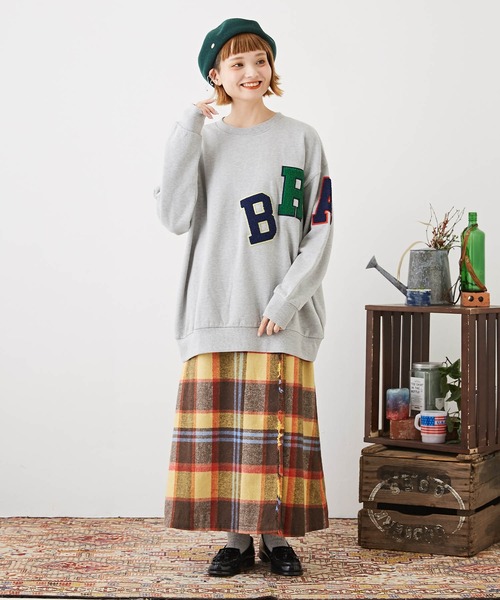 「CUBE SUGAR」 スウェットカットソー M ブラック レディース_画像4