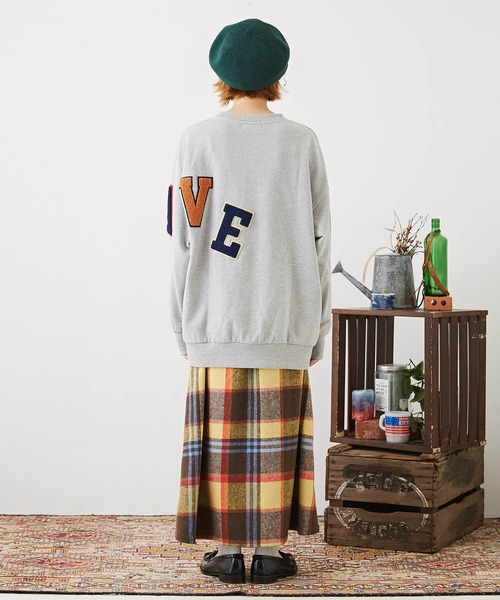 「CUBE SUGAR」 スウェットカットソー M ブラック レディース_画像6