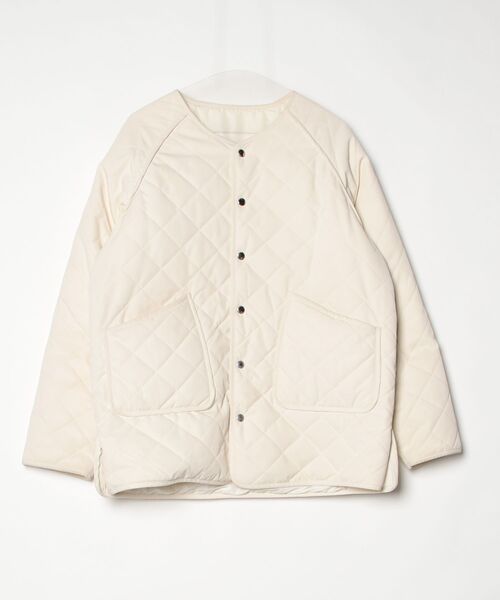 Fano Studios」 ノーカラージャケット L ベージュ レディース