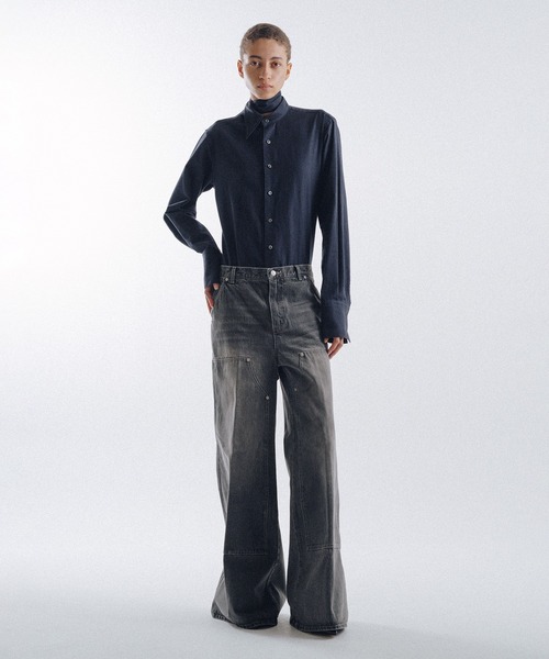 ジーンズ デニム デニムパンツ Double Knee Denim Pants レディース
