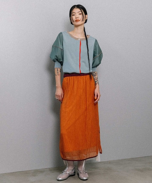 「MARECHAL TERRE」 ニットカーディガン MEDIUM セージグリーン レディース_画像8