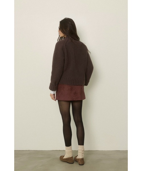 ALEXIA STAM（アリシアスタン） ニット セーター Zip Up Knit Cardigan
