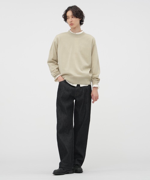 MHL.（エムエイチエル） セーター ニット ASH WOOL KNITWEAR メンズ