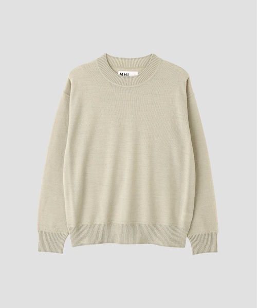 MHL.（エムエイチエル） セーター ニット ASH WOOL KNITWEAR メンズ