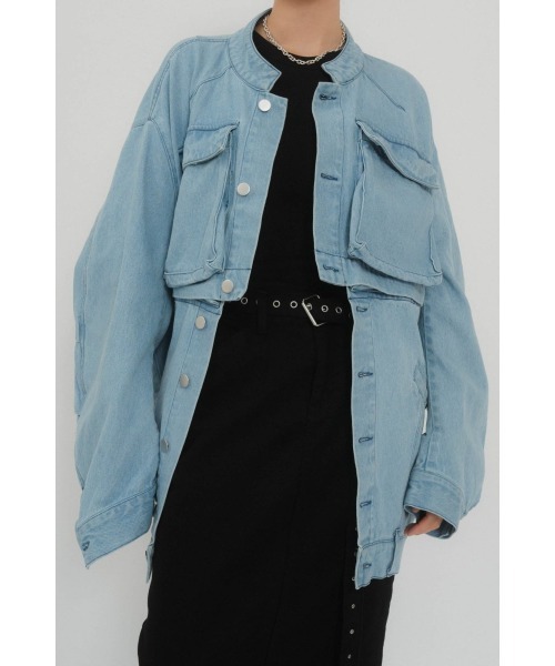 Knuth Marf（クヌースマーフ） デニムジャケット FREE ブルー