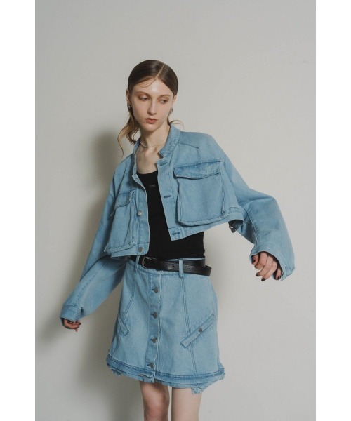 Knuth Marf（クヌースマーフ） デニムジャケット FREE ブルー