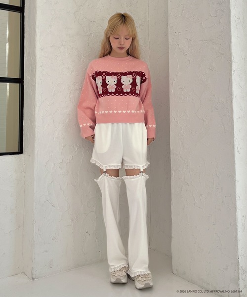 sanrio（サンリオ） ニット セーター 「HELLO KITTY」NORDIC KNIT