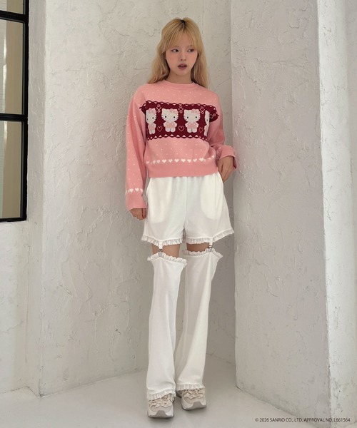 sanrio（サンリオ） ニット セーター 「HELLO KITTY」NORDIC KNIT