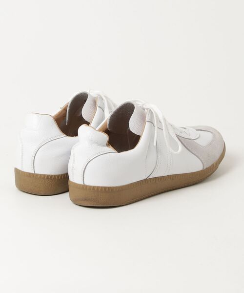 「GERMAN TRAINER」 ローカットスニーカー 39 ホワイト レディース_画像2