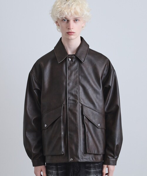 A.P.C【レザーフライトジャケット】 25WJ-4 シープレザーフライトジャケット ブラック｜レザージャケット