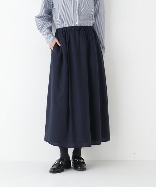 human woman（ヒューマンウーマン） スカート 変形ドットタック