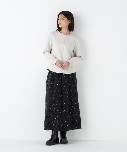 human woman（ヒューマンウーマン） スカート 変形ドットタック