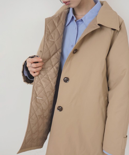 LIAN（リアン） ステンカラーコート コート キルトライナートレンチ
