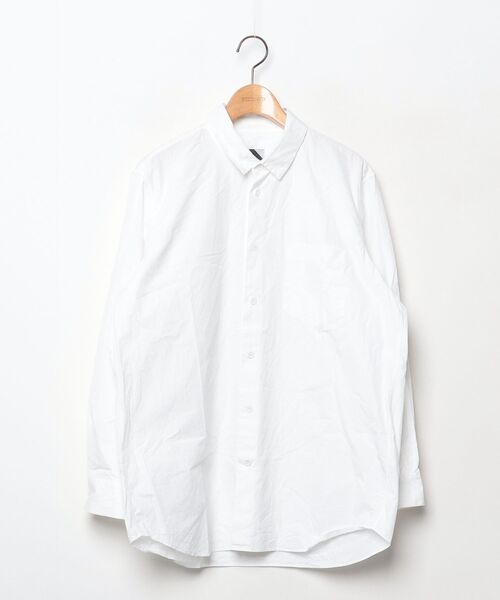 ATON（エイトン） 長袖シャツ 2 ホワイト メンズ : ZOZOTOWN Yahoo!店