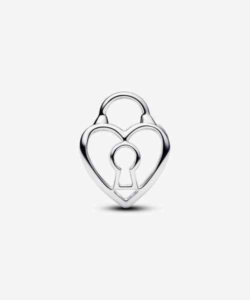 PANDORA（パンドラ） チャーム オープンワーク ハート パドロック