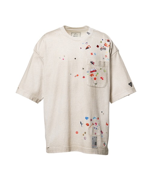 tシャツ Kids Sticker Printed T-shirt メンズの画像