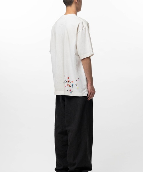 25SS メゾンミハラヤスヒロ ステッカー レイヤード Tシャツ size:50 MAISON MIHARA YASUHIRO（メゾン ミハラヤスヒロ） tシャツ Kids