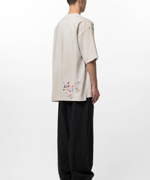 25SS メゾンミハラヤスヒロ ステッカー レイヤード Tシャツ size:50 MAISON MIHARA YASUHIRO（メゾン ミハラヤスヒロ） tシャツ Kids