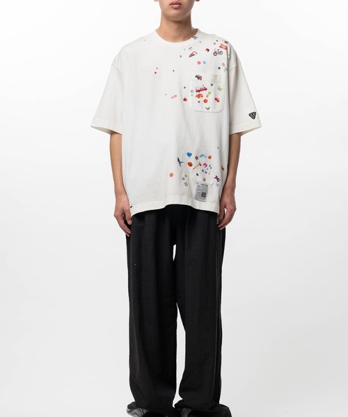tシャツ Kids Sticker Printed T-shirt メンズの画像