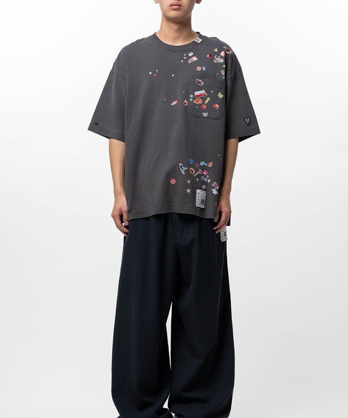 tシャツ Kids Sticker Printed T-shirt メンズの画像