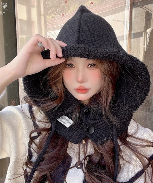 ha|za|ma unknownunknown フード付きスヌード ha|za|ma unknownunknown フード付きスヌード ha|za|ma unknownunknown