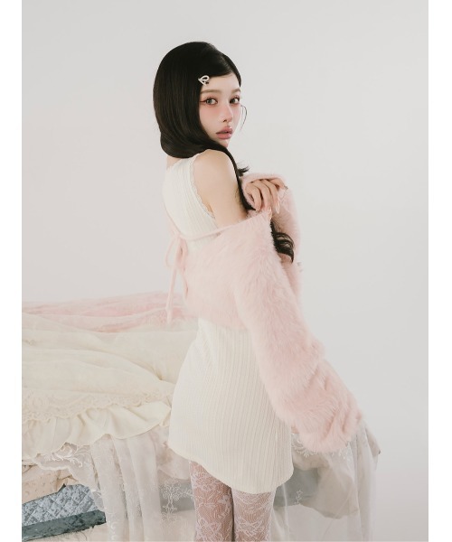 Darich（ダーリッチ） ワンピース ケーブルニットソーセットミニ