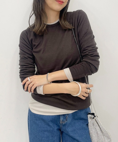 「Plage」 長袖ニット - ベージュ レディース_画像4