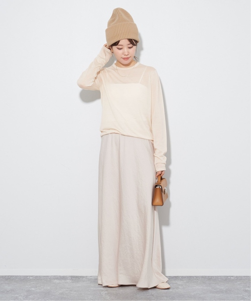 「Plage」 長袖ニット - ベージュ レディース_画像9