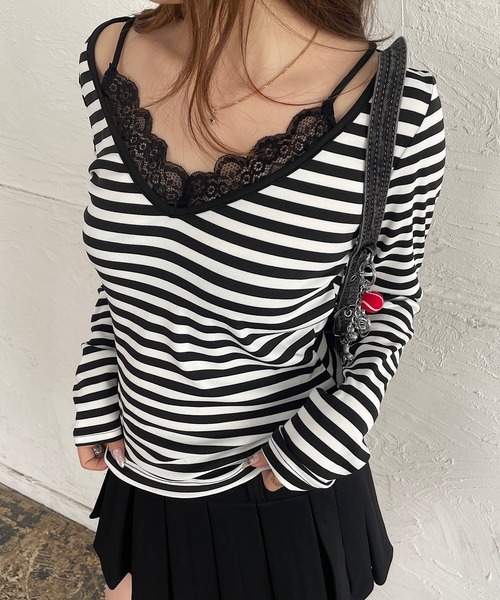 Roger&Raw（ロジャーアンドロウ） tシャツ レースキャミソール