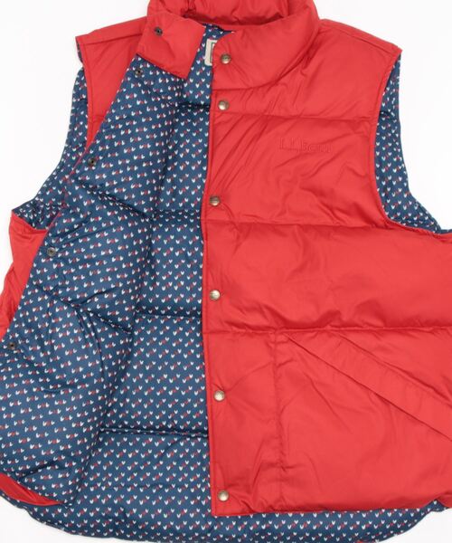 L.L.Bean（エルエルビーン） ダウンベスト X-LARGE レッド メンズ