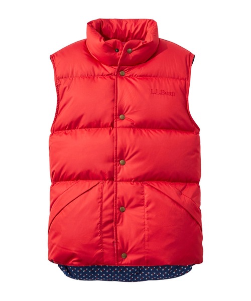 L.L.Bean（エルエルビーン） ダウンベスト X-LARGE レッド メンズ