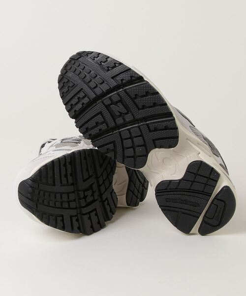 「New Balance」 ローカットスニーカー 22.0cm ホワイト×カーキブラウン レディース_画像3