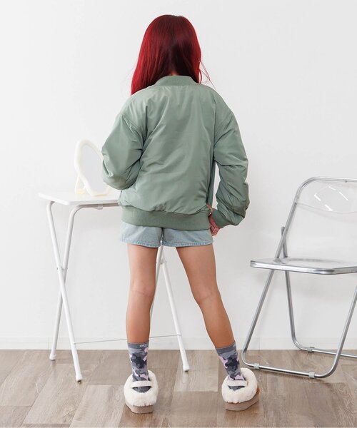 「algy」 「KIDS」ブルゾン X-SMALL グレー キッズ_画像7