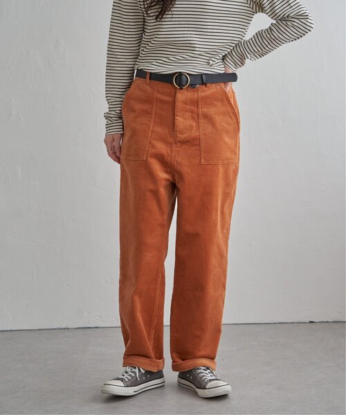 「LBC」 コーデュロイパンツ L ブルー レディース_画像2