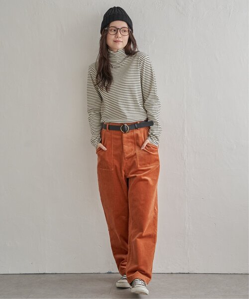 「LBC」 コーデュロイパンツ L ブルー レディース_画像4
