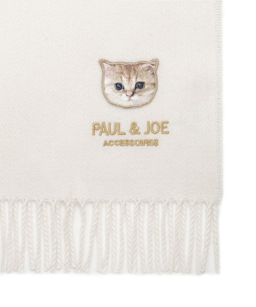 「PAUL&JOE」 マフラー FREE オフホワイト レディース_画像5