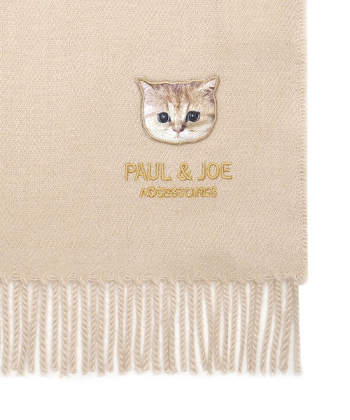 「PAUL&JOE」 マフラー FREE オフホワイト レディース_画像7