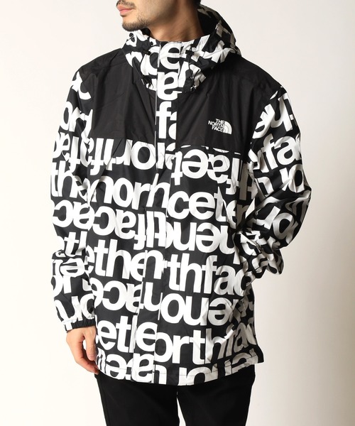 THE NORTH FACE (ザ ノースフェイス) ナイロン ロゴプリント ダブル 