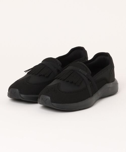 PUMA」 スリッポン 23.5cm ブラック系その他2 レディース プーマ 