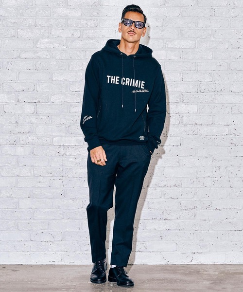 「CRIMIE」 プルオーバーパーカー M ブラック メンズの画像