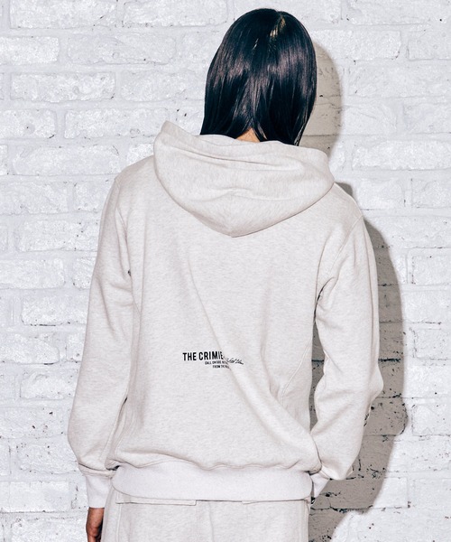 「CRIMIE」 プルオーバーパーカー M ブラック メンズの画像