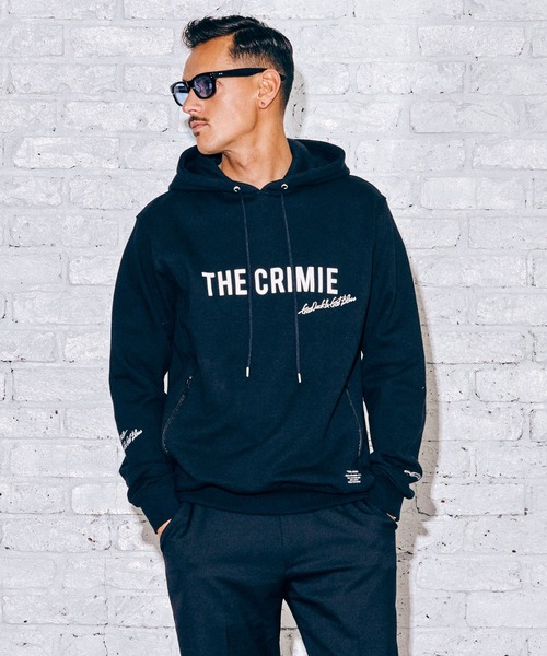 「CRIMIE」 プルオーバーパーカー M ブラック メンズの画像