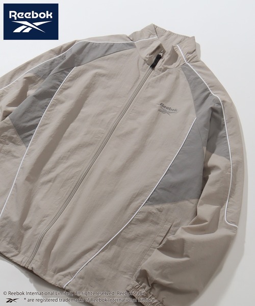 「Reebok」 ナイロンブルゾン L ブラック メンズの画像