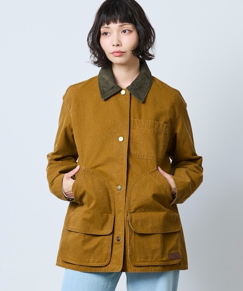 新品　L.L.Beanコーデュロイ襟 フィールドコート　カバーオール L.L.Bean（エルエルビーン） カバーオール ライトウェイト・フィールド