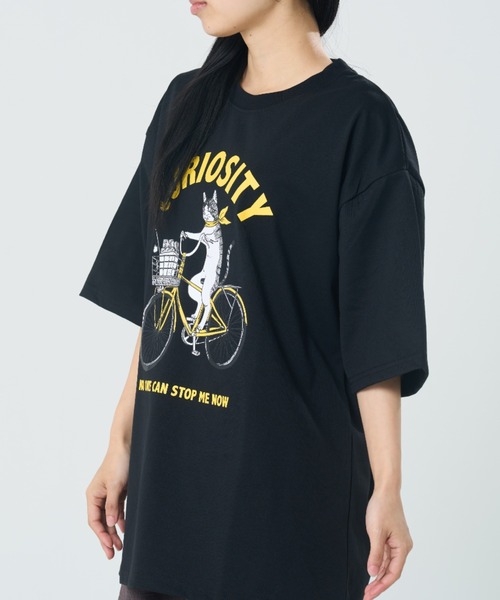 【新品未使用】HERMES ドット柄 車輪 グラフィック Tシャツ CORISCO（コリスコ） tシャツ サイクルアニマル柄TEE(M1) メンズ